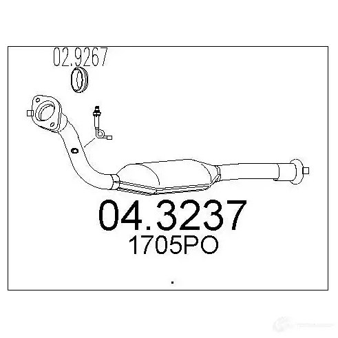 Катализатор MTS 043237 CYAG X 8033464060978 1701554