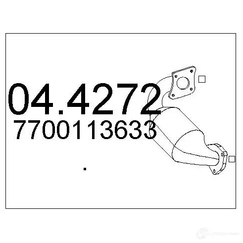 Катализатор MTS 8033464155759 1702432 044272 0AZ0K Z