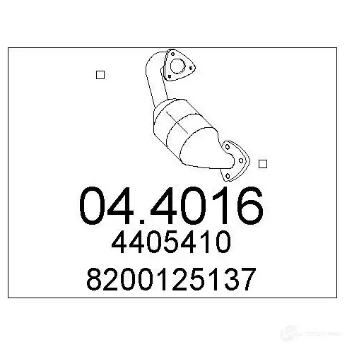 Катализатор MTS XP JGX9 044016 1702183 8033464453275 изображение 0