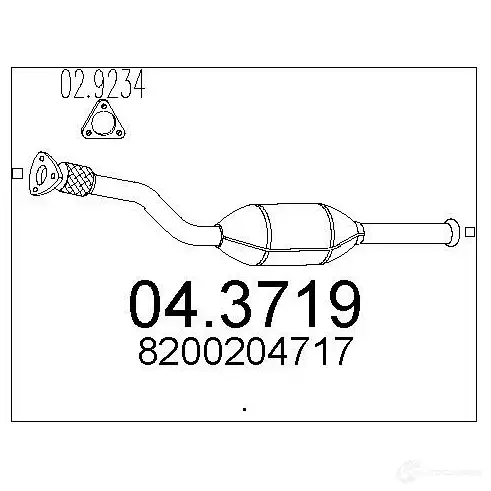 Катализатор MTS 8033464064570 1701908 OU XUZ9 043719 изображение 0