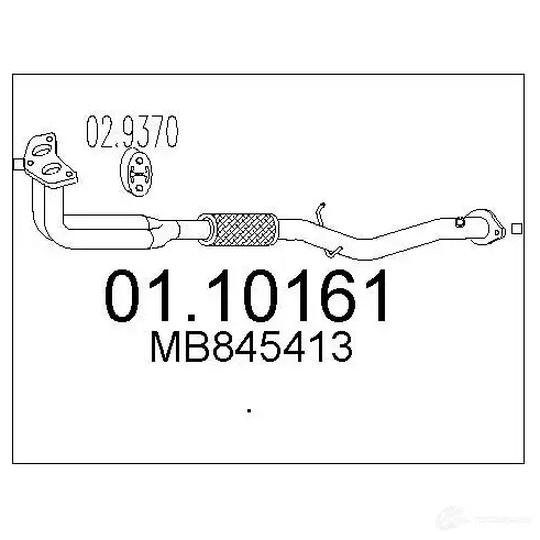 Выхлопная труба глушителя MTS 1694039 8033464452759 OY Z79 0110161 изображение 0