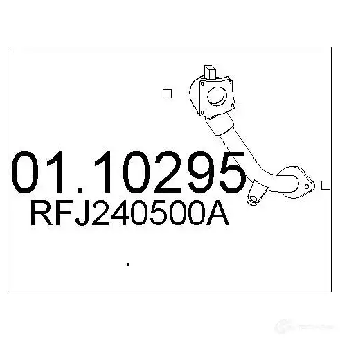 Выхлопная труба глушителя MTS 1694166 LMM9 0 8033464914219 0110295 изображение 0