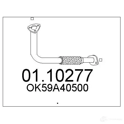 Выхлопная труба глушителя MTS 1694148 8033464912888 QPN3K 1 0110277 изображение 0