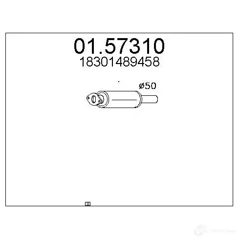 Резонатор MTS 8033464023744 1697244 VMEJ X 0157310