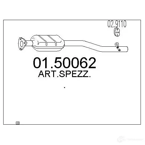 Резонатор MTS 1696027 0150062 8033464016012 3 ZOZE6M