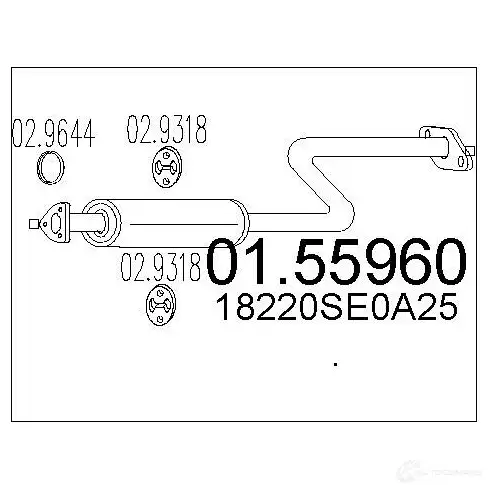 Резонатор MTS 1697125 4 6ER5 0155960 8033464022402 изображение 0