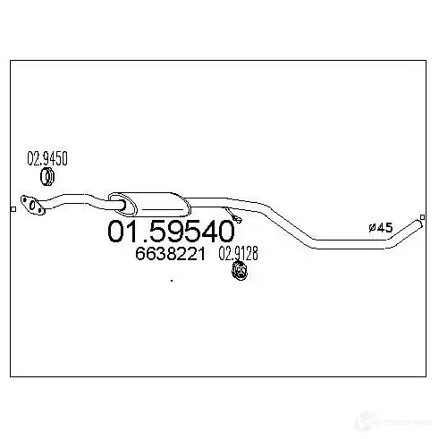 Резонатор MTS X2 4QL 0159540 1697457 8033464025953 изображение 0