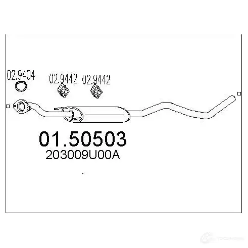 Резонатор MTS 0150503 8033464451509 1696335 C DXX4L изображение 0