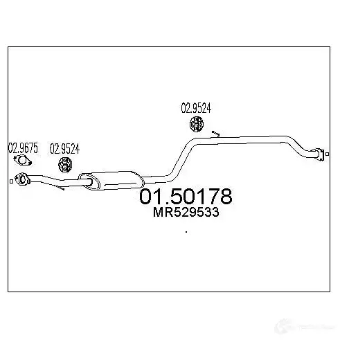 Резонатор MTS 1696137 8033464308827 0150178 VDO I71