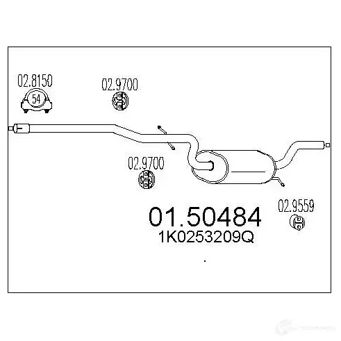 Резонатор MTS 3BM M94I 0150484 8033464450533 1696318 изображение 0
