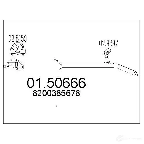 Резонатор MTS 8033464898809 1696489 0150666 O QISS