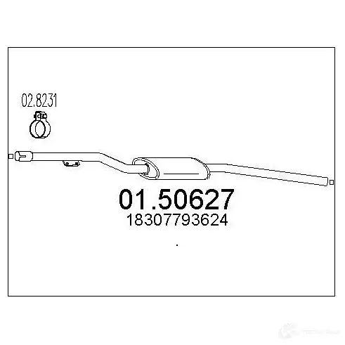 Резонатор MTS 1696452 0150627 8033464859831 FU N9UT6
