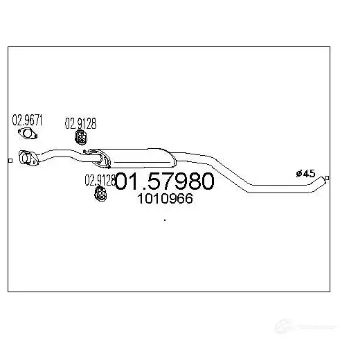 Резонатор MTS 8033464024406 D VPKF 1697309 0157980 изображение 0