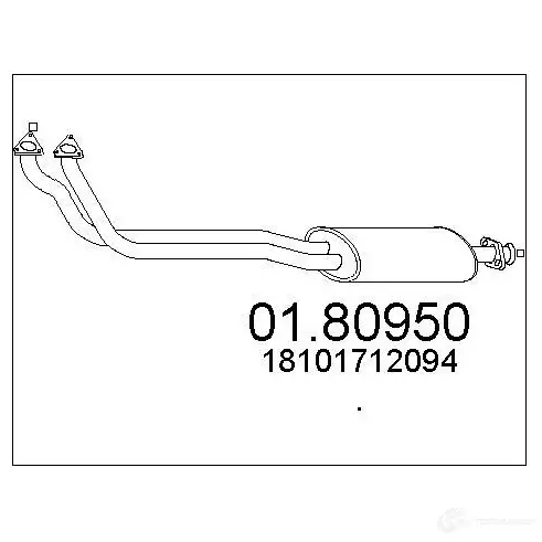 Резонатор MTS 0180950 9 RM9X 8033464041342 1699829 изображение 0