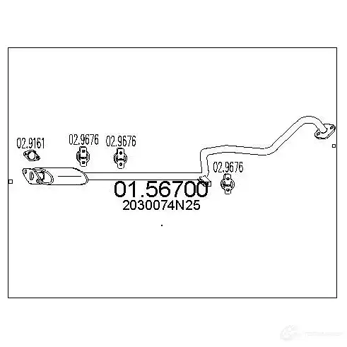 Резонатор MTS 8033464023140 1697191 0156700 N 8L58 изображение 0