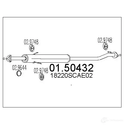 Резонатор MTS 0150432 2NS 3V 8033464447106 1696267 изображение 0