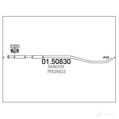 Резонатор MTS P XCC838 0150830 8033464017316 1696574 изображение 0