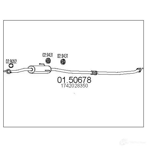 Резонатор MTS 1696501 0150678 8033464913892 7X JXGQR изображение 0