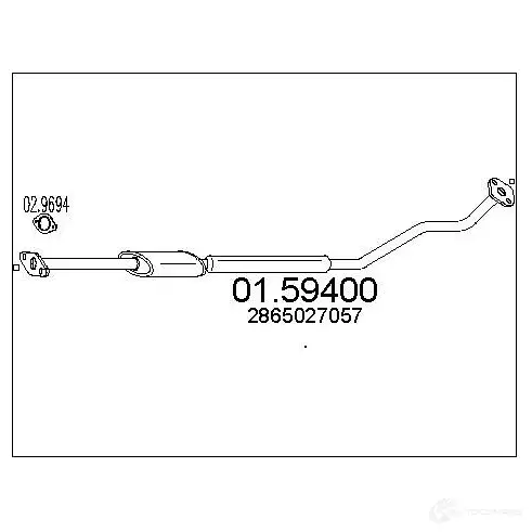 Резонатор MTS 8033464025816 J 7HHT 0159400 1697443 изображение 0