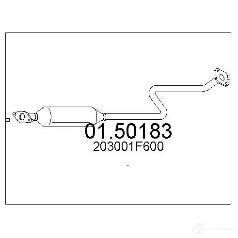 Резонатор MTS 1696142 N0 RDJ5 8033464308971 0150183