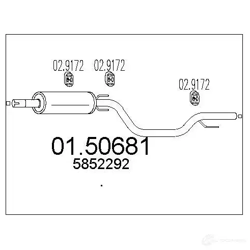 Резонатор MTS 1696504 8033464914387 1L ION 0150681 изображение 0