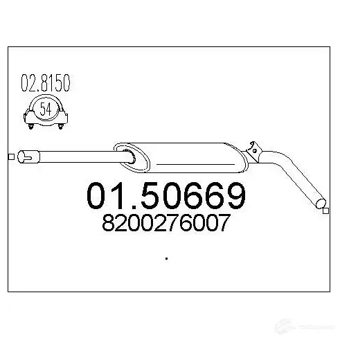 Резонатор MTS 0150669 1696492 PC 0N3 8033464898977 изображение 0