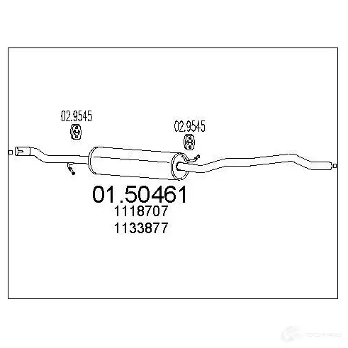 Резонатор MTS 8033464449209 VT825 V 1696295 0150461