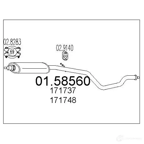 Резонатор MTS 8033464024987 3R15 CEH 0158560 1697364 изображение 0