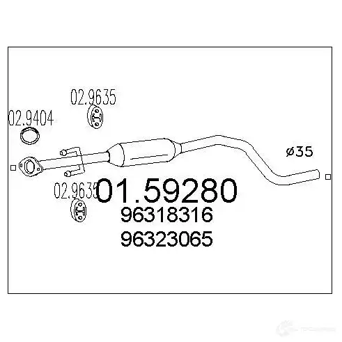 Резонатор MTS 88MJPC 9 1697431 0159280 8033464025694 изображение 0