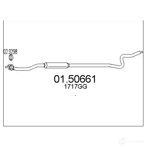 Резонатор MTS 1696485 8033464898618 0150661 SO4P 0