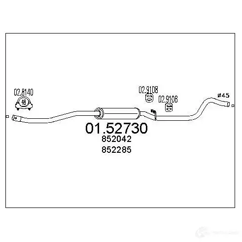 Резонатор MTS 8033464019198 T1I7ZX F 0152730 1696814 изображение 0