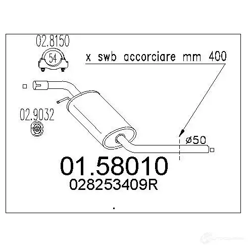 Резонатор MTS 8033464024437 7A KWKRQ 1697311 0158010 изображение 0