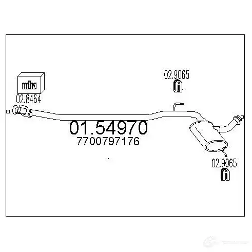 Резонатор MTS 1697029 JL 1FBW 8033464021436 0154970