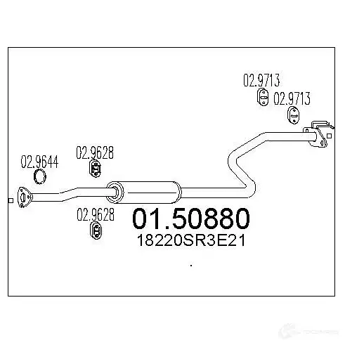 Резонатор MTS 0150880 8033464017361 1696623 EQT9 JYQ изображение 0