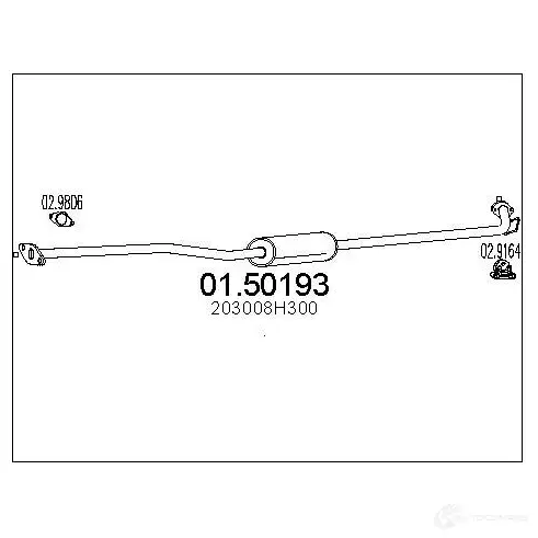 Резонатор MTS 1XL K4Q 0150193 8033464309169 1696152 изображение 0