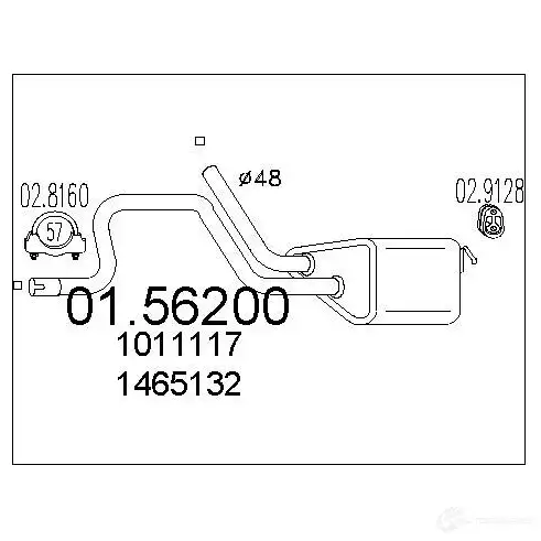 Резонатор MTS 0156200 KF YESGU 8033464022648 1697148 изображение 0