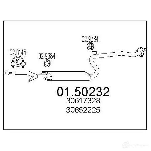 Резонатор MTS 8033464310240 53KXF F 1696185 0150232