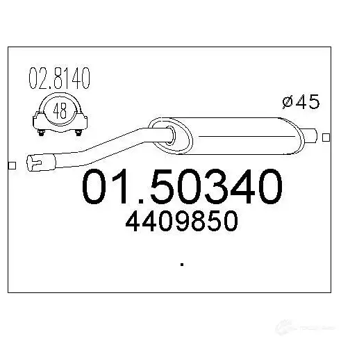 Резонатор MTS 8033464016821 0150340 Q 2BD1Y 1696242 изображение 0