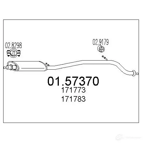 Резонатор MTS 0157370 YO4 FOP 1697249 8033464023805 изображение 0
