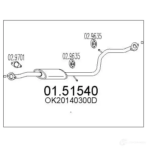 Резонатор MTS 8033464018023 0151540 1696703 HIN4 M