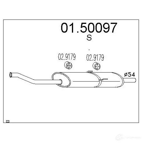 Резонатор MTS 8033464016364 ZXQ MAH3 1696058 0150097
