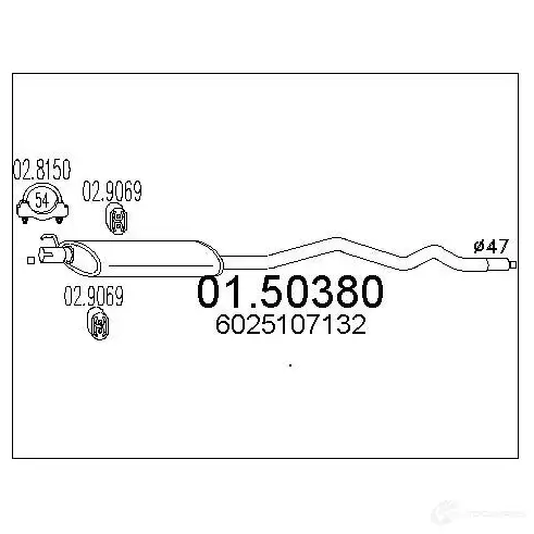 Резонатор MTS 0150380 8033464016869 YM GUI 1696246 изображение 0