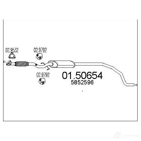 Резонатор MTS YI7 U8X9 1696479 0150654 8033464898366