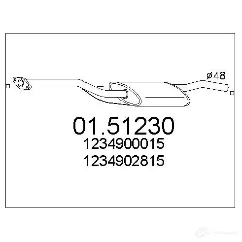 Резонатор MTS 8033464017712 0151230 NTSOE S 1696673 изображение 0