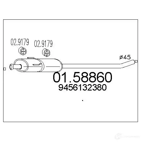 Резонатор MTS 1697393 8033464025281 0158860 WKB WH