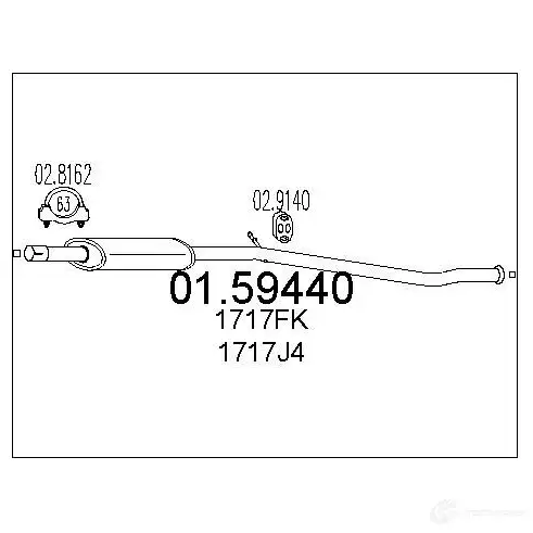 Резонатор MTS GI KT1 8033464025854 1697447 0159440 изображение 0