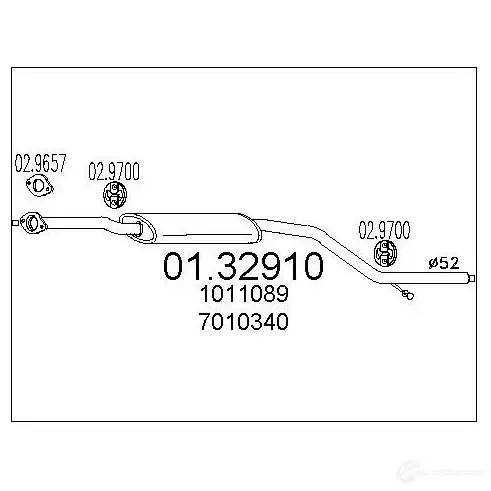 Резонатор MTS IJ CES 1695478 0132910 8033464012915 изображение 0