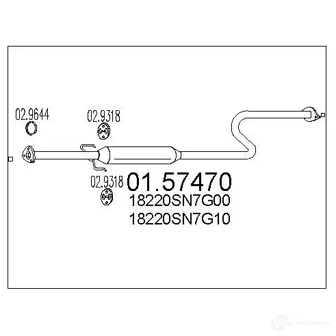 Резонатор MTS 0157470 T03M G7N 1697259 8033464023904 изображение 0