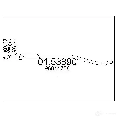 Резонатор MTS 1696927 HKRP ZX9 0153890 8033464020354 изображение 0