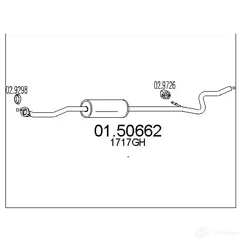 Резонатор MTS 1696486 RROD 9G3 0150662 8033464898625 изображение 0